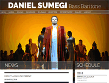 Tablet Screenshot of danielsumegi.com